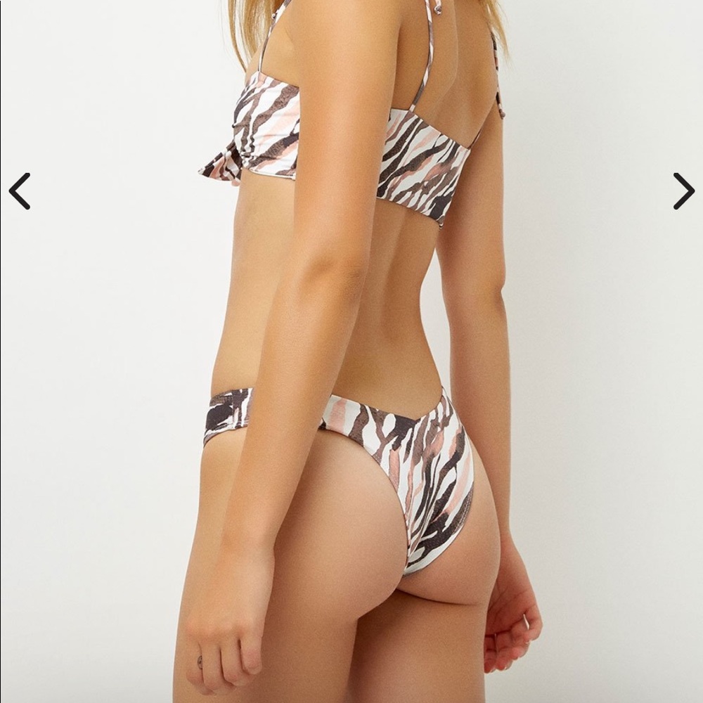 Frankie’s Bikinis Kenza Bottom in Tiger